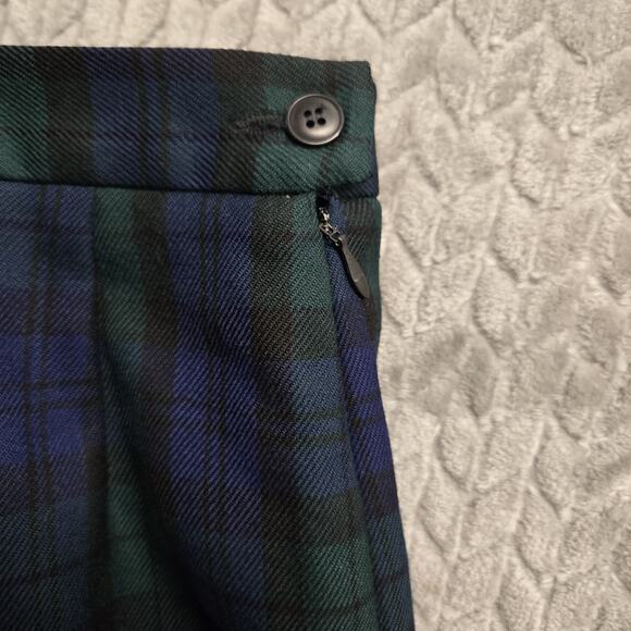 Pendelton Authentic Black Watch Tartan Plaid Pants Womens Size 12 Petite Wool - Picture 7 of 9